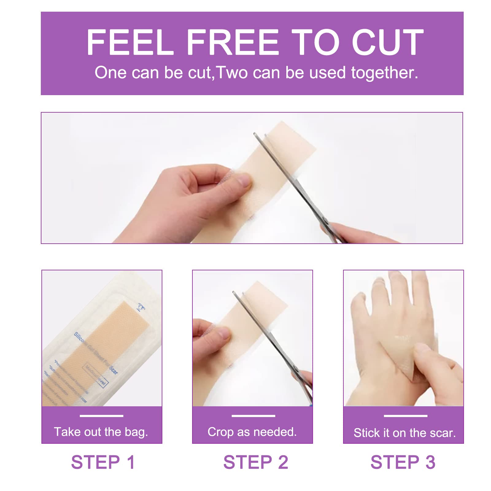MAYCREATE Scars Removal Sheets Silicone Gel Scars Recovery Sticker Strip Waterproof Improve Scar Constitution Tissue Restore Regeneration 15 * 4cm 4 Sheets MAYCREATE Scars Removal Sheets Silicone Gel Scars Recovery Sticker Strip Waterproof Improve Scar Constitution Tissue Restore Regeneration 15 * 4cm 4 Sheets